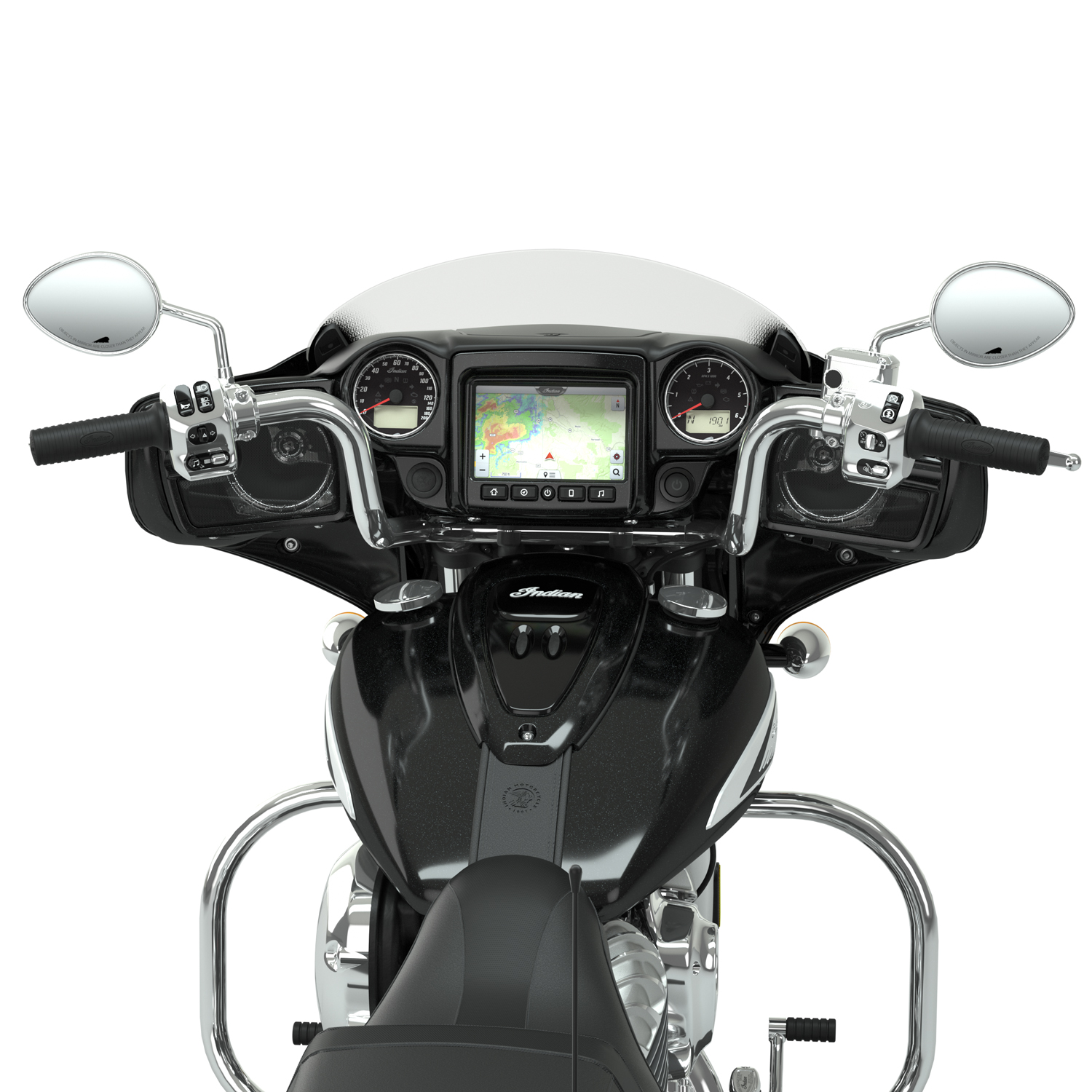 Mid Rise Handlebar - Polished | Indian Motorcycle