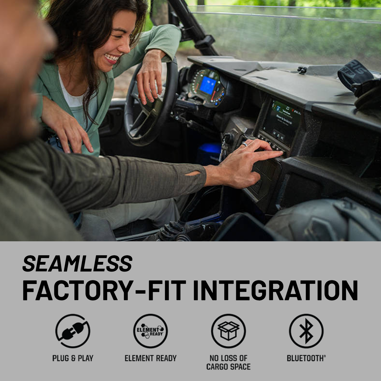 Front Door Speakers by Rockford Fosgate® | Polaris RZR EN-CA