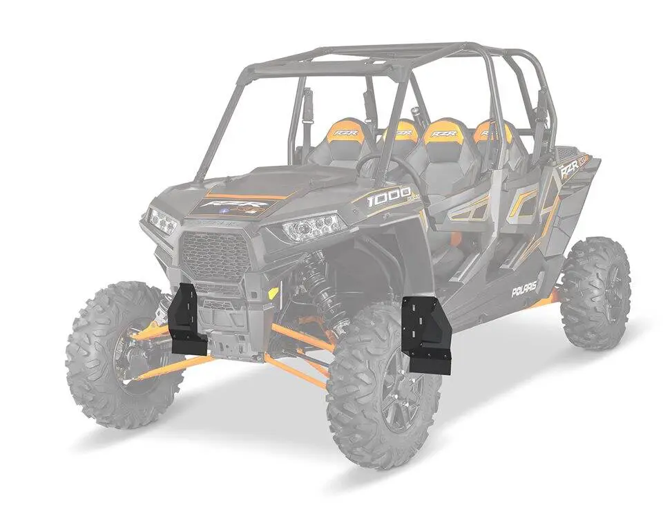 Parafanghi Anteriori Neri CPOWACE Per Polaris RZR XP 1000 (2014-2021) – Ricambio HDPE #2879938