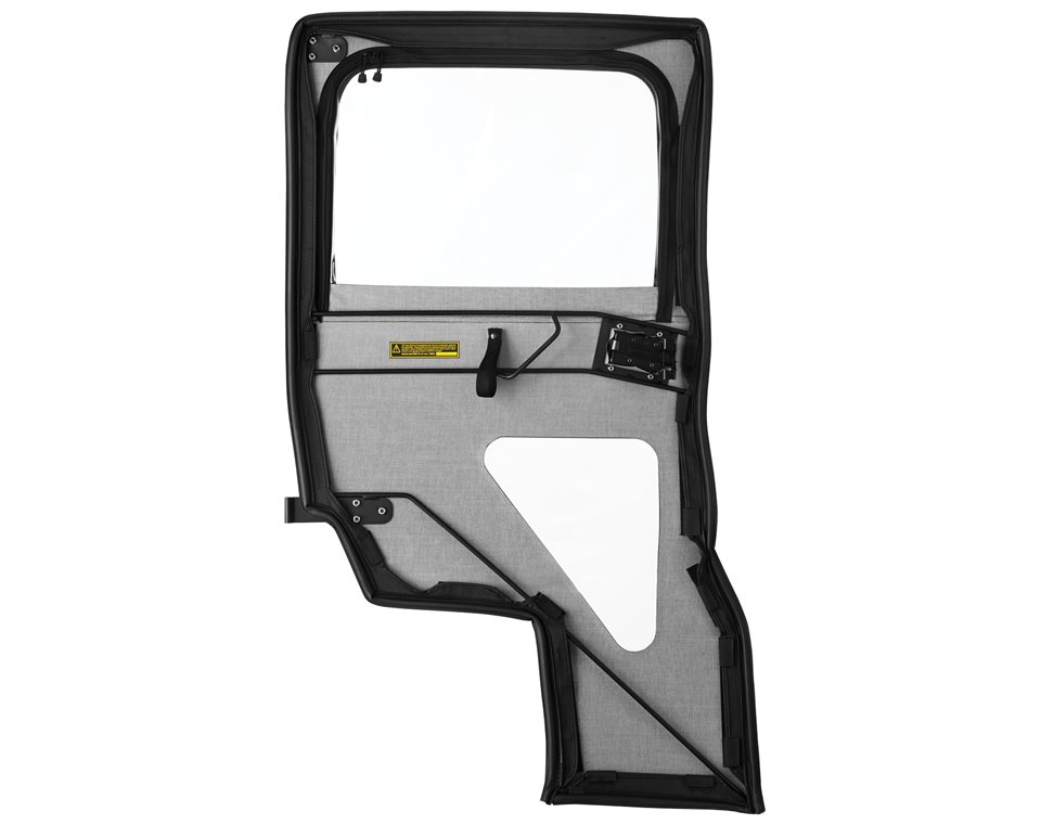 Zip Window Doors for RANGER CREW 570, Rear, Canvas, Set of 2