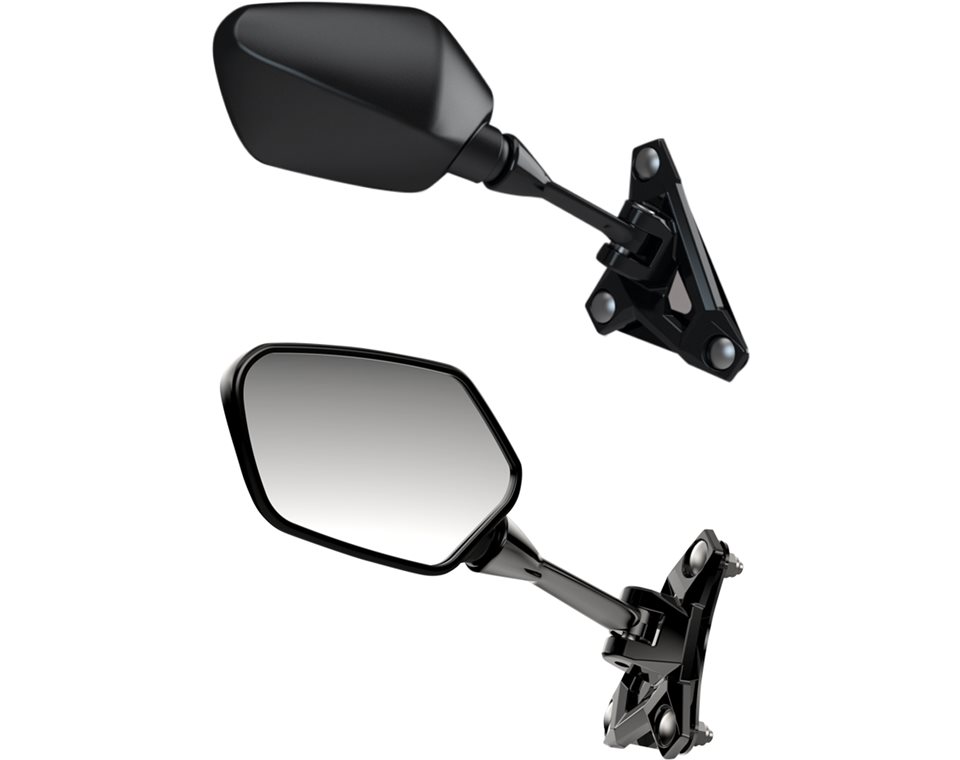 AXYS® Snowmobile Mirrors - Black | Polaris Snowmobiles