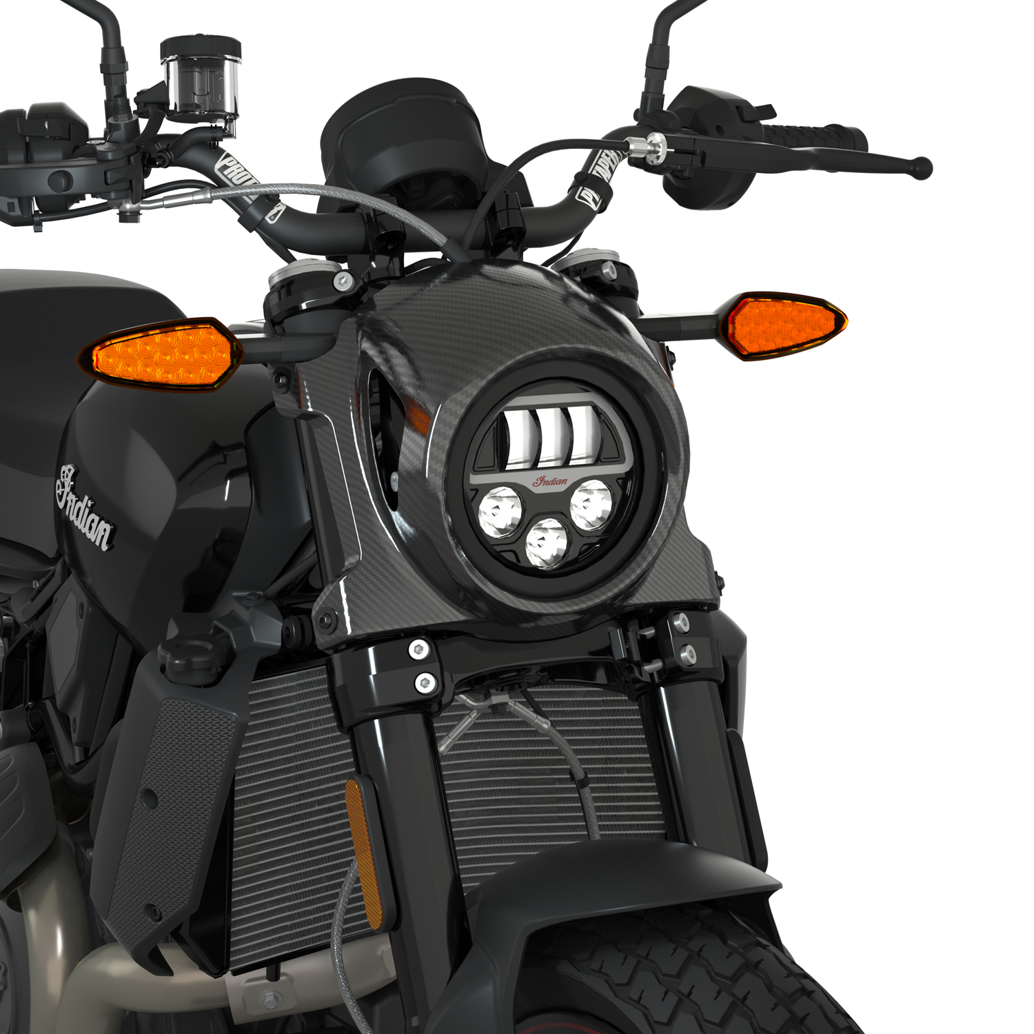 20192020 Indian Motorcycle FTR Carbon Fiber Nacelle without