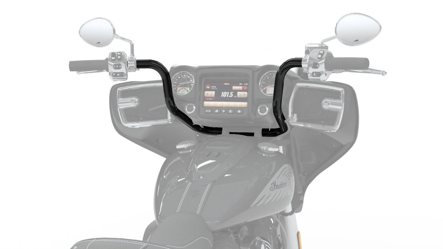 Mid Rise Handlebar Kit, Black | Indian Motorcycle