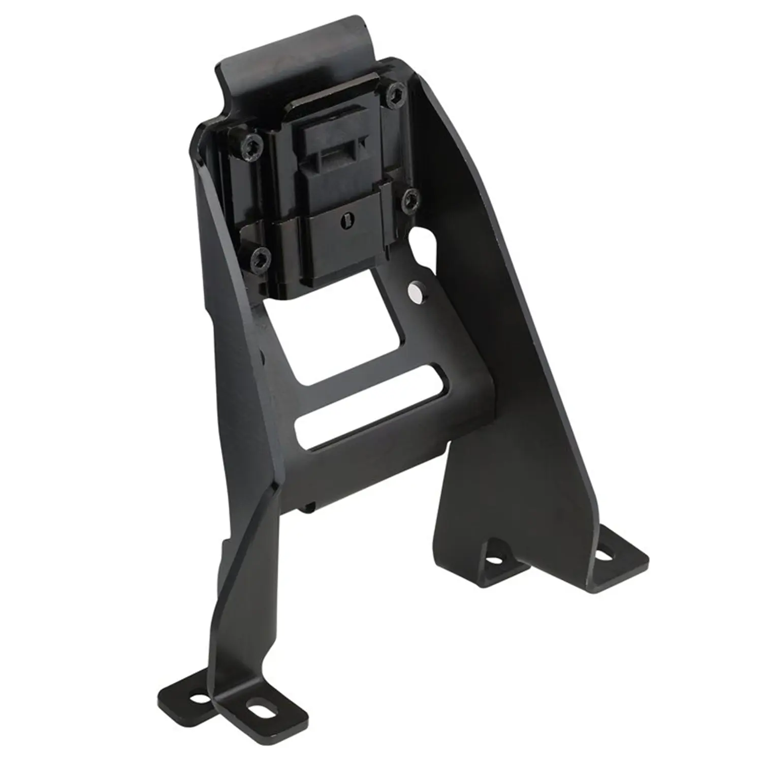 Kit 4 Supports Pieds Autoroute Pour Indian Challenger Limited 2020 – Noir Aluminium – Montage Vis