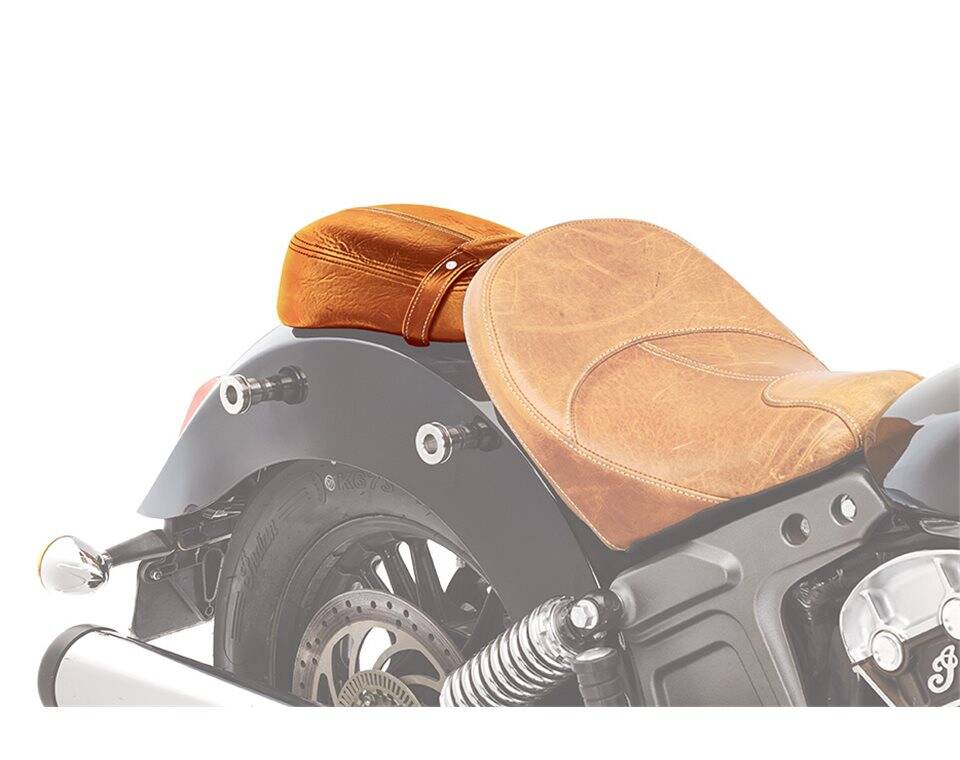 Motorcycle Leather Passenger Pillion Rear Seat for Indian Scout 15-18 Scout Sixty 16-18