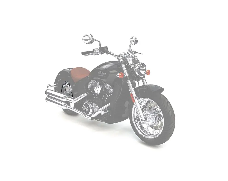 Steel 16 Laced Rear Wheel Indian Motorcycle GB - Main Image