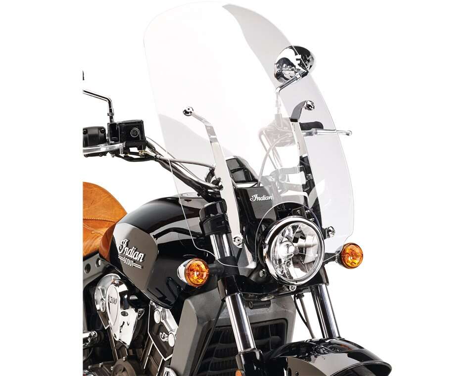 Polycarbonate 24 in. Quick Release Windshield, Clear | Indian