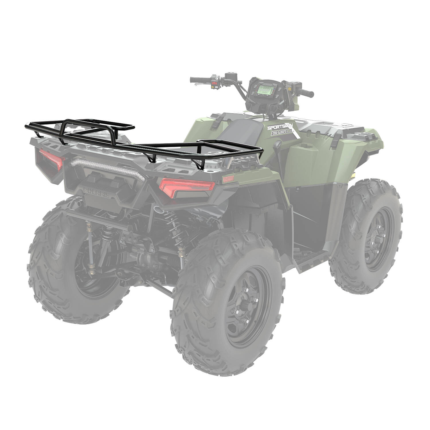 Ultimate Series Rear Steel Rack for Sportsman ATV 850 and 1000 ...