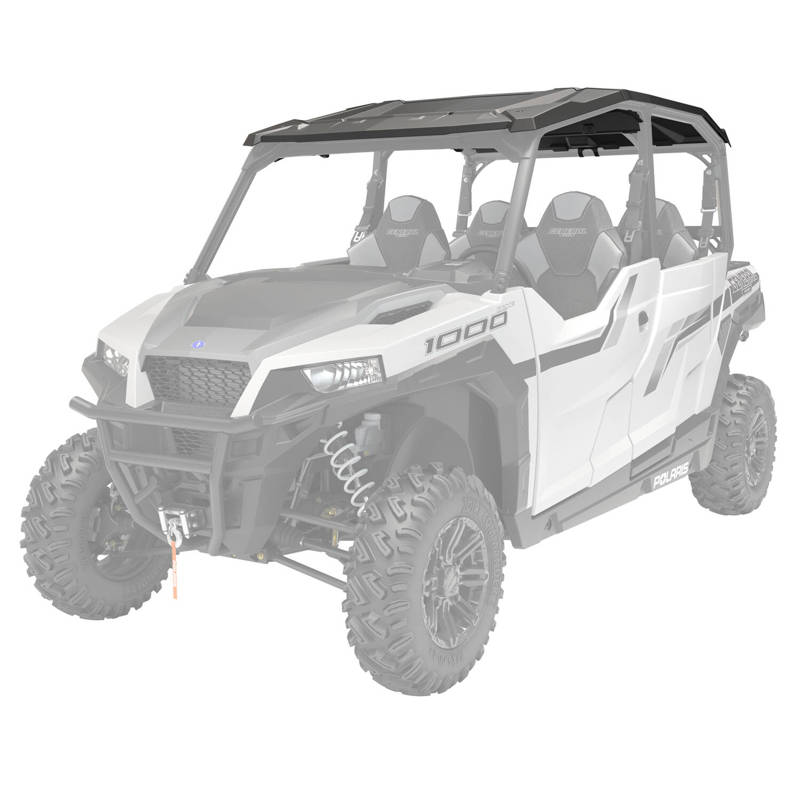 4 Seat Premium Poly Roof Black Polaris General