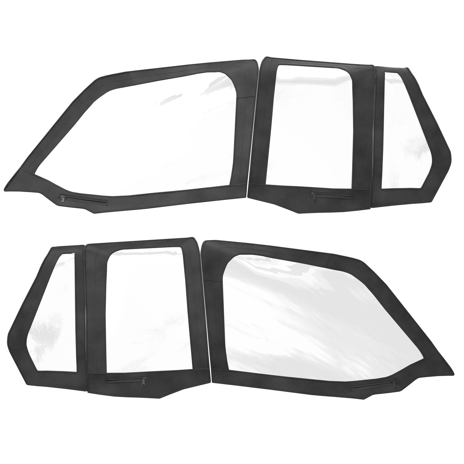 Zip Window Upper Doors for RZR XP 4 1000 & XP 4 Turbo, Front