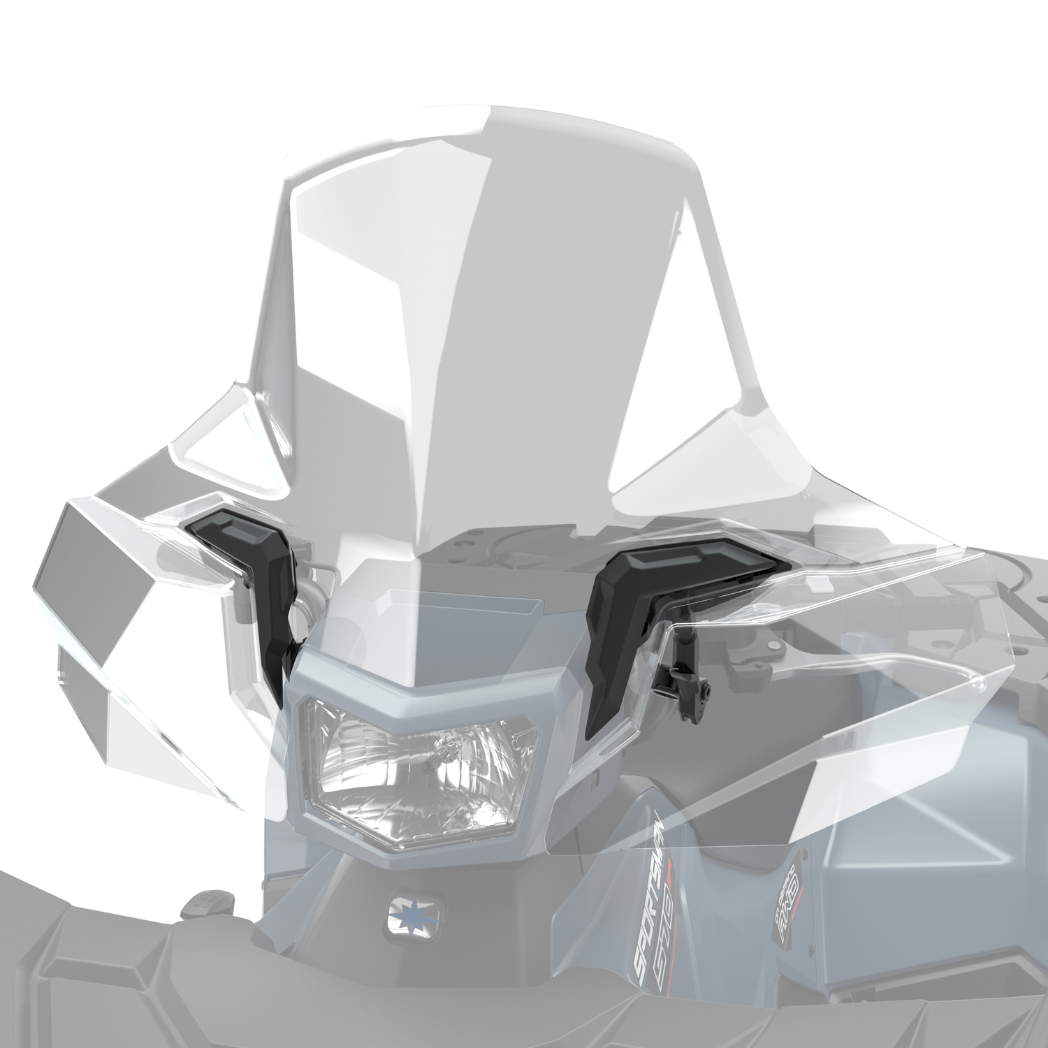 Lock & Ride Windshield for RideCommand | Polaris Sportsman EN-CA