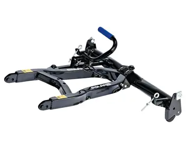 Glacier® Pro Lock & Ride Steel ATV Plow Frame, Black