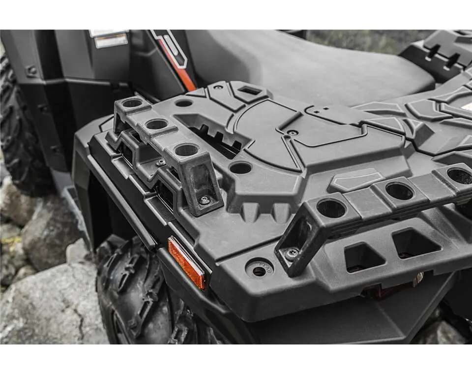 Rear Rack Assembly For 2009-2016 Polaris Sportsman XP 850, 1000 - Black Plastic
