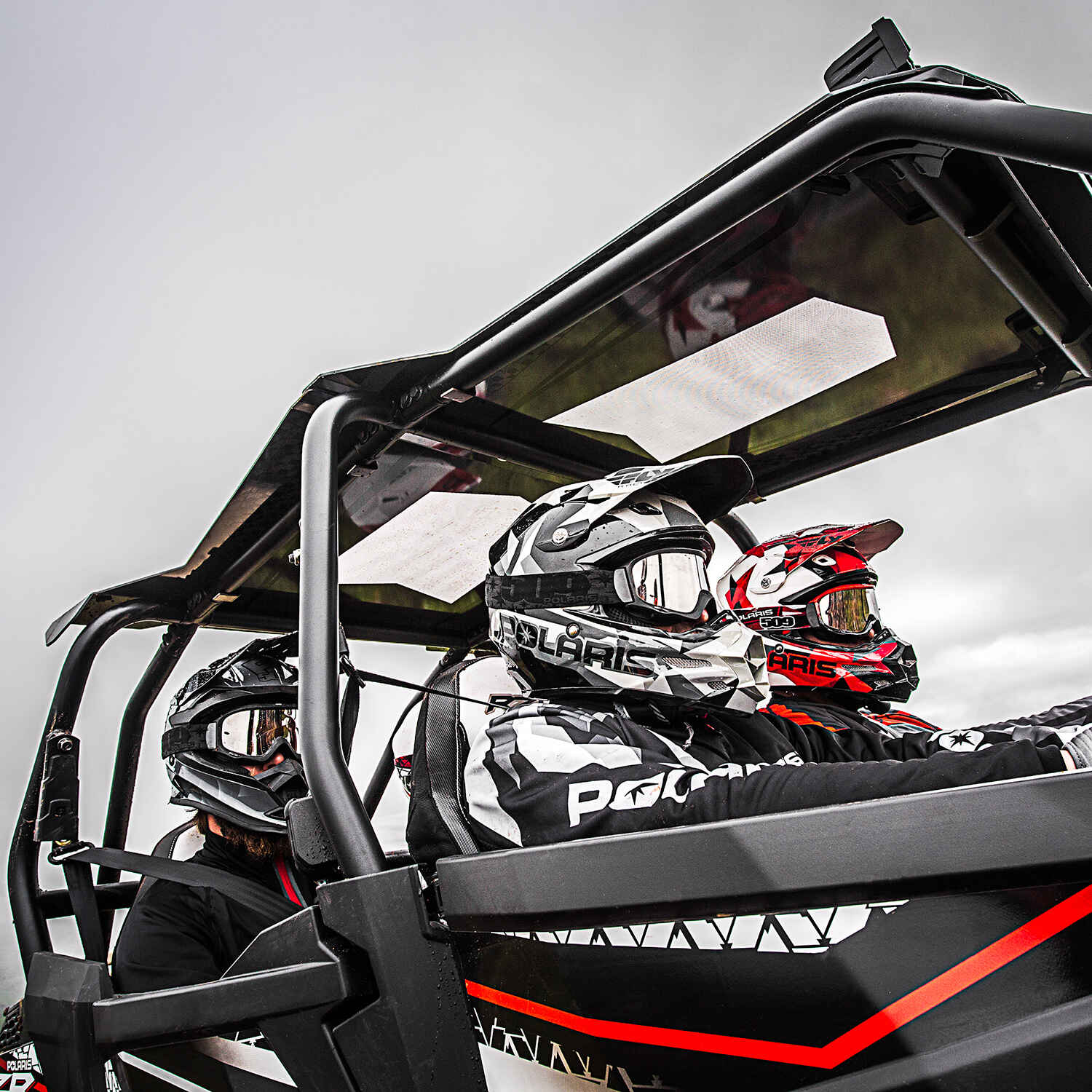 4 Seat Graphic Sport Roof Polaris Rzr