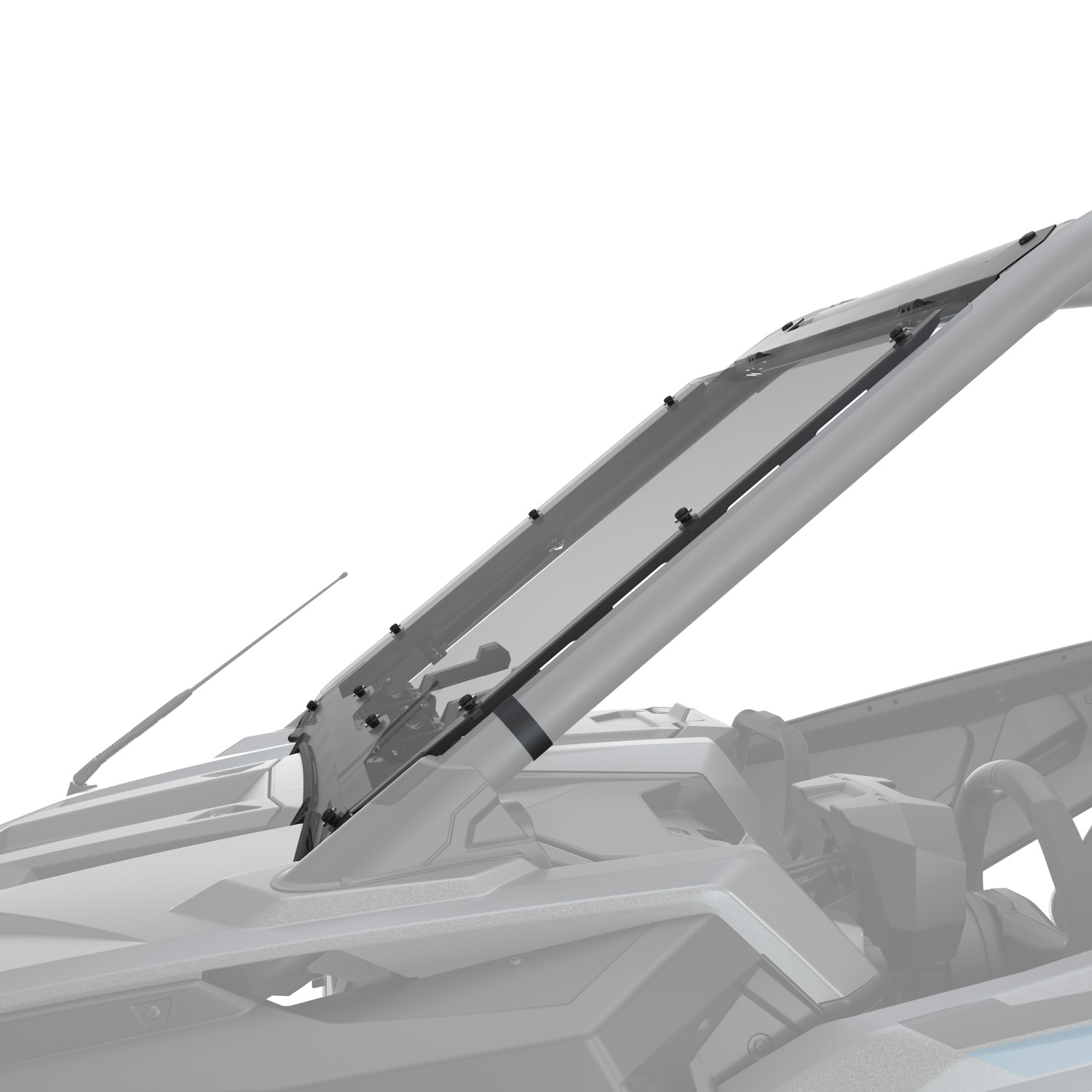 Full Tip Out Front Windshield, Hard Coat Polycarbonate, for RZR