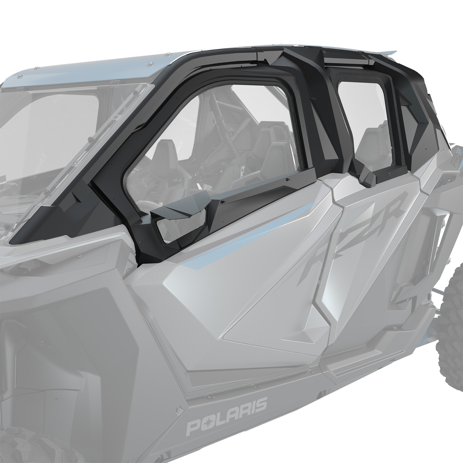 Canvas Upper Half Doors, 4-Seat | Polaris RZR