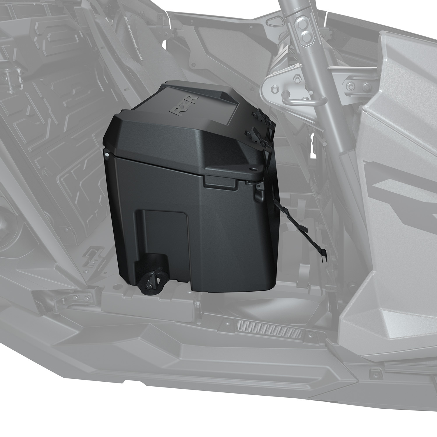 Lock & Ride 76 Quart Lockable Rear Seat Cargo Storage Box Lock & Ride 76 Quart Lockable Rear Seat Cargo Storage Box