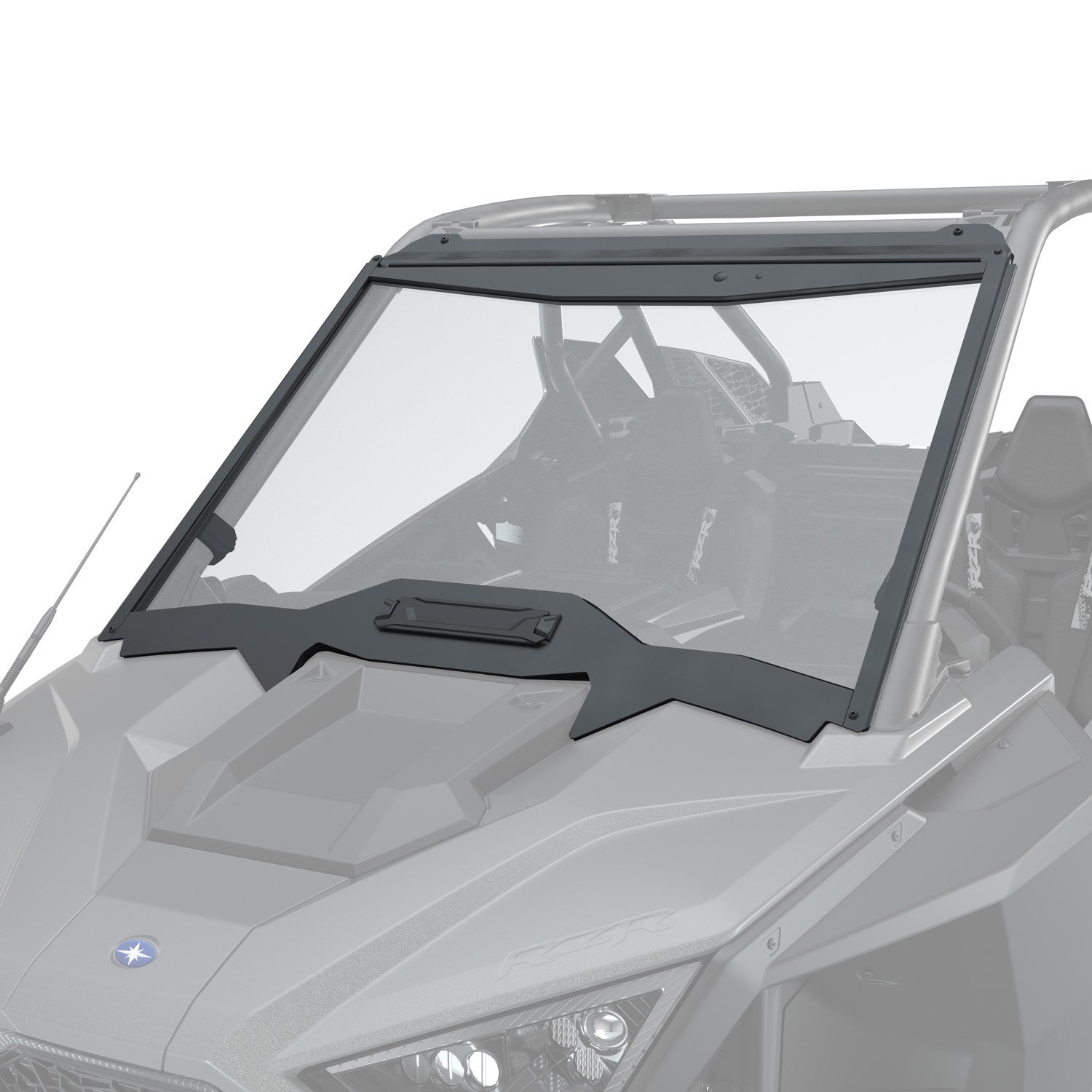 Full Vented Windshield, Glass | Polaris RZR