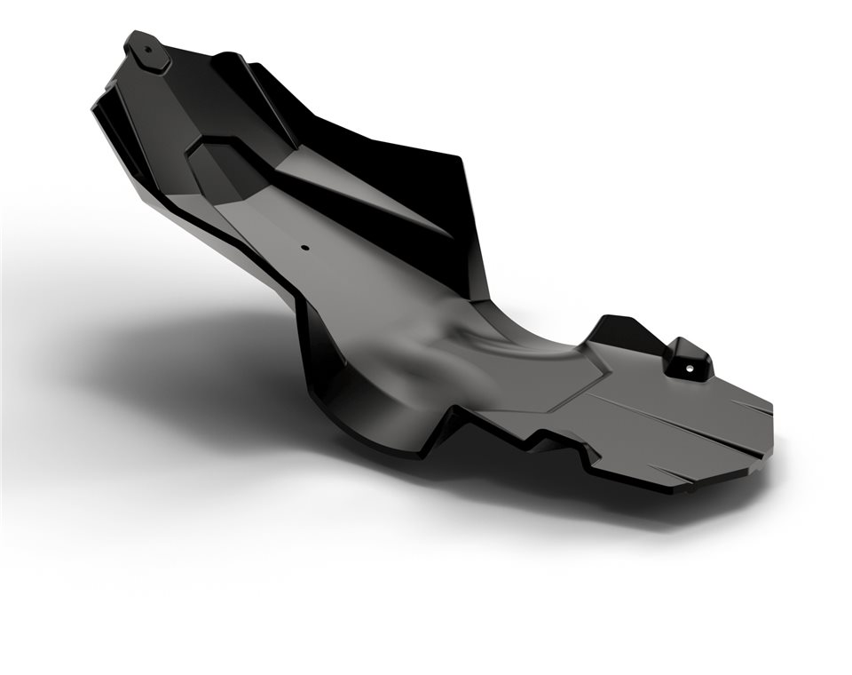AXYS Extreme Skid Plate, Black | Polaris Snowmobiles