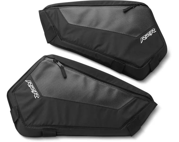 MICTUNING RZR Rear Door Bags Passenger and Driver Side Storage Bag Set
