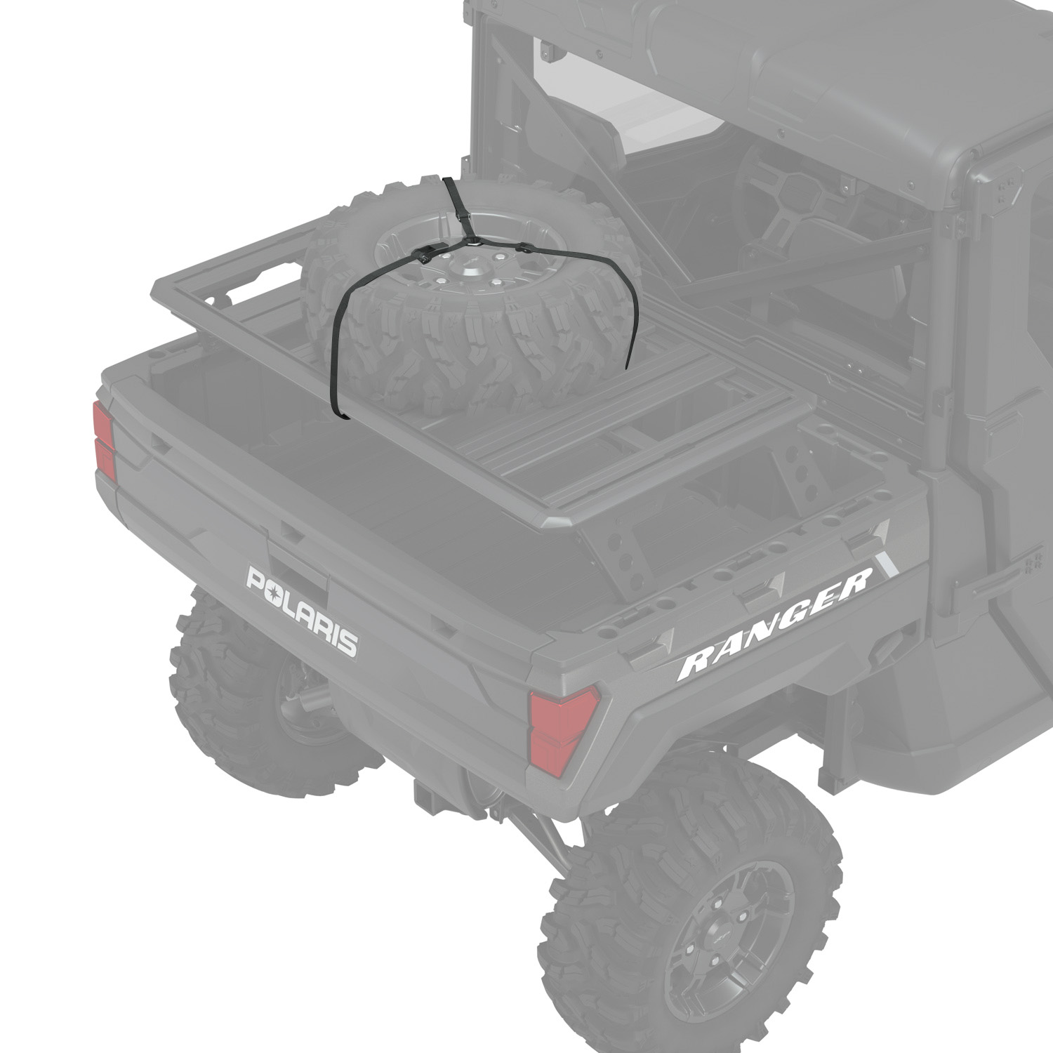 Polaris Ranger Spare Tire Mount Tusk Hitch Mounted Spare Tire Carrier