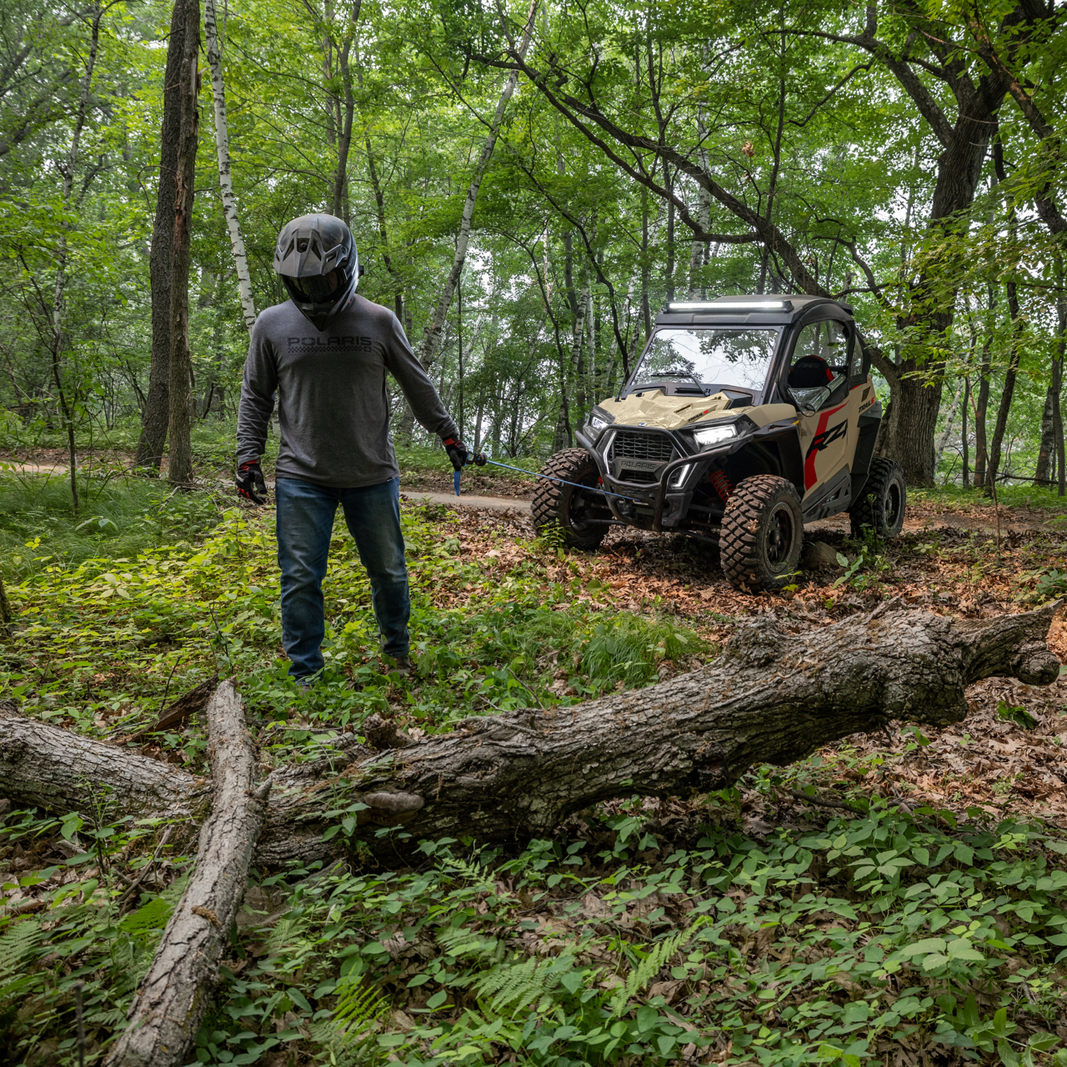 Pro Series 4,500 LB Winch Kit with Synthetic Rope for RZR SxS