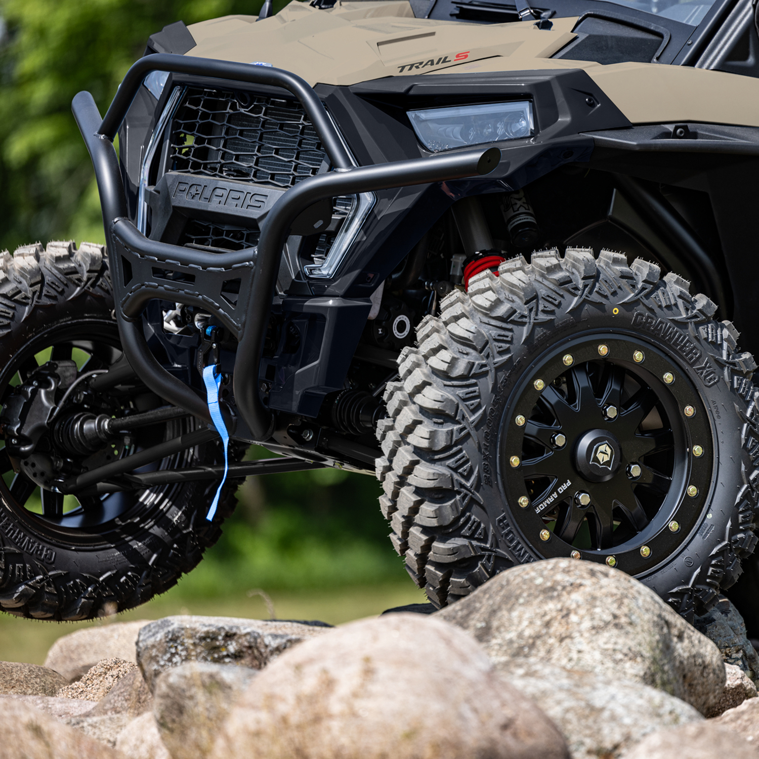 Pro Series 4,500 LB Winch Kit with Synthetic Rope for RZR SxS