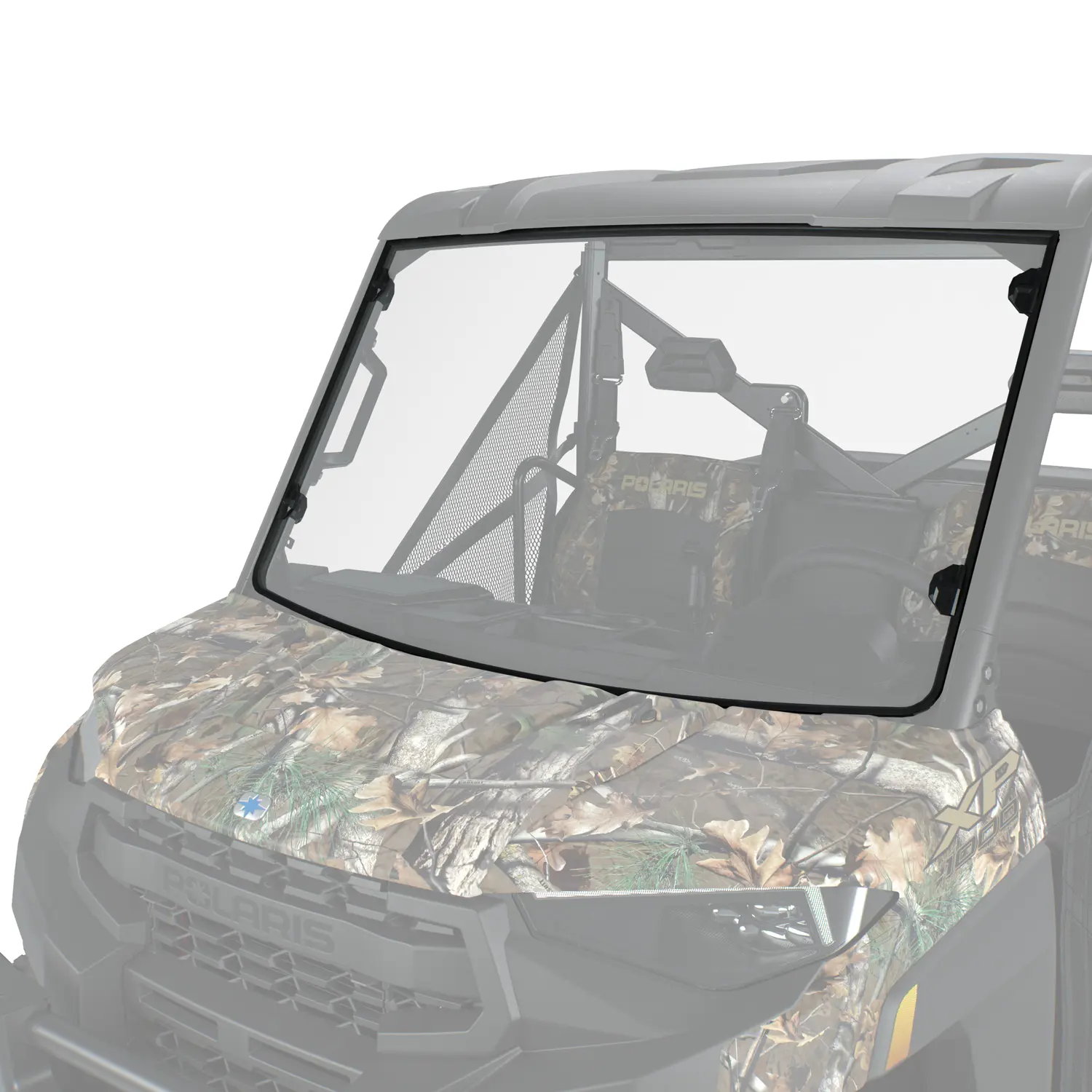 Lock & Ride Full Front Windshield, Polycarbonate, for RANGER UTV - image 3 of 5