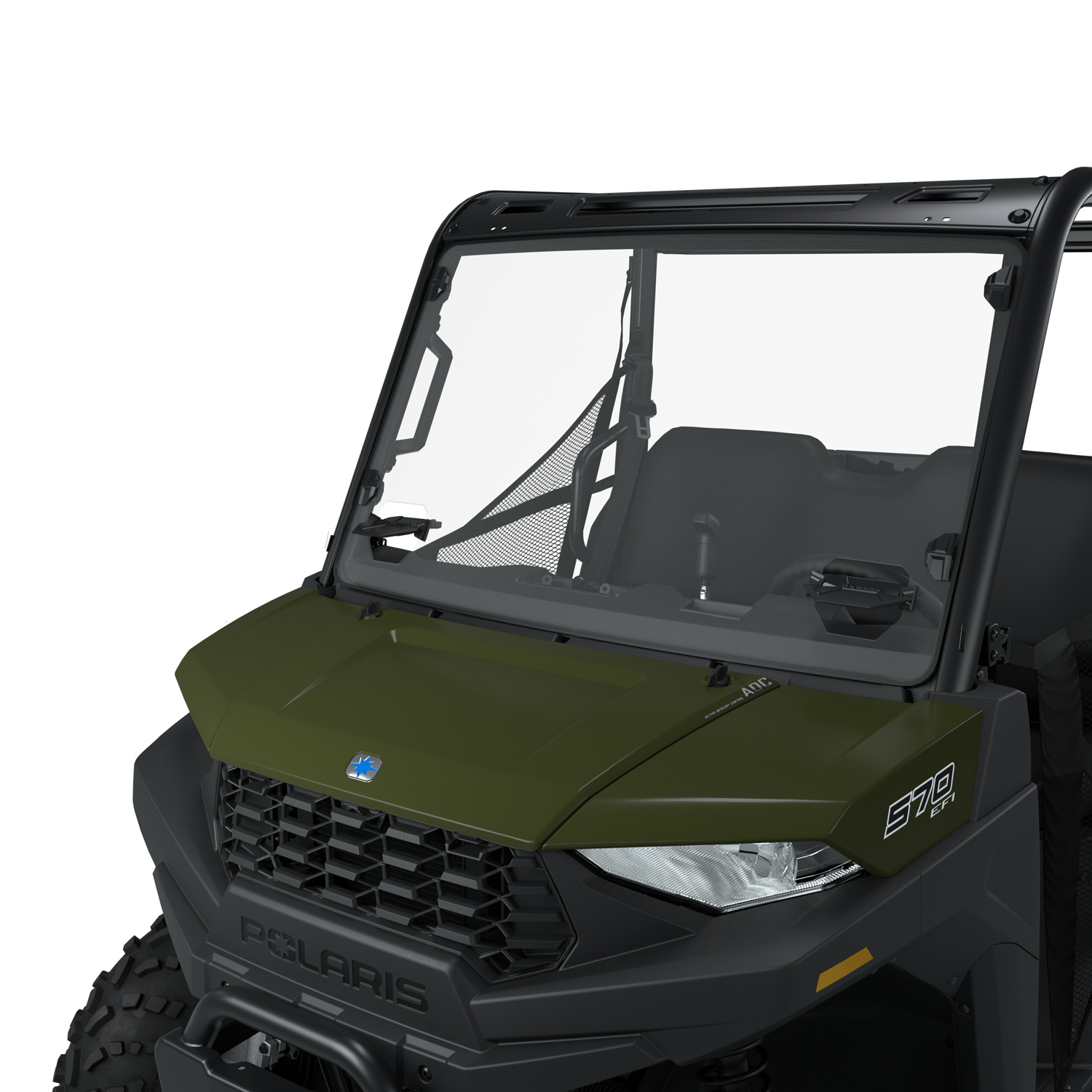Lock & Ride Full Front Windshields, Hard Coat Polycarbonate, for