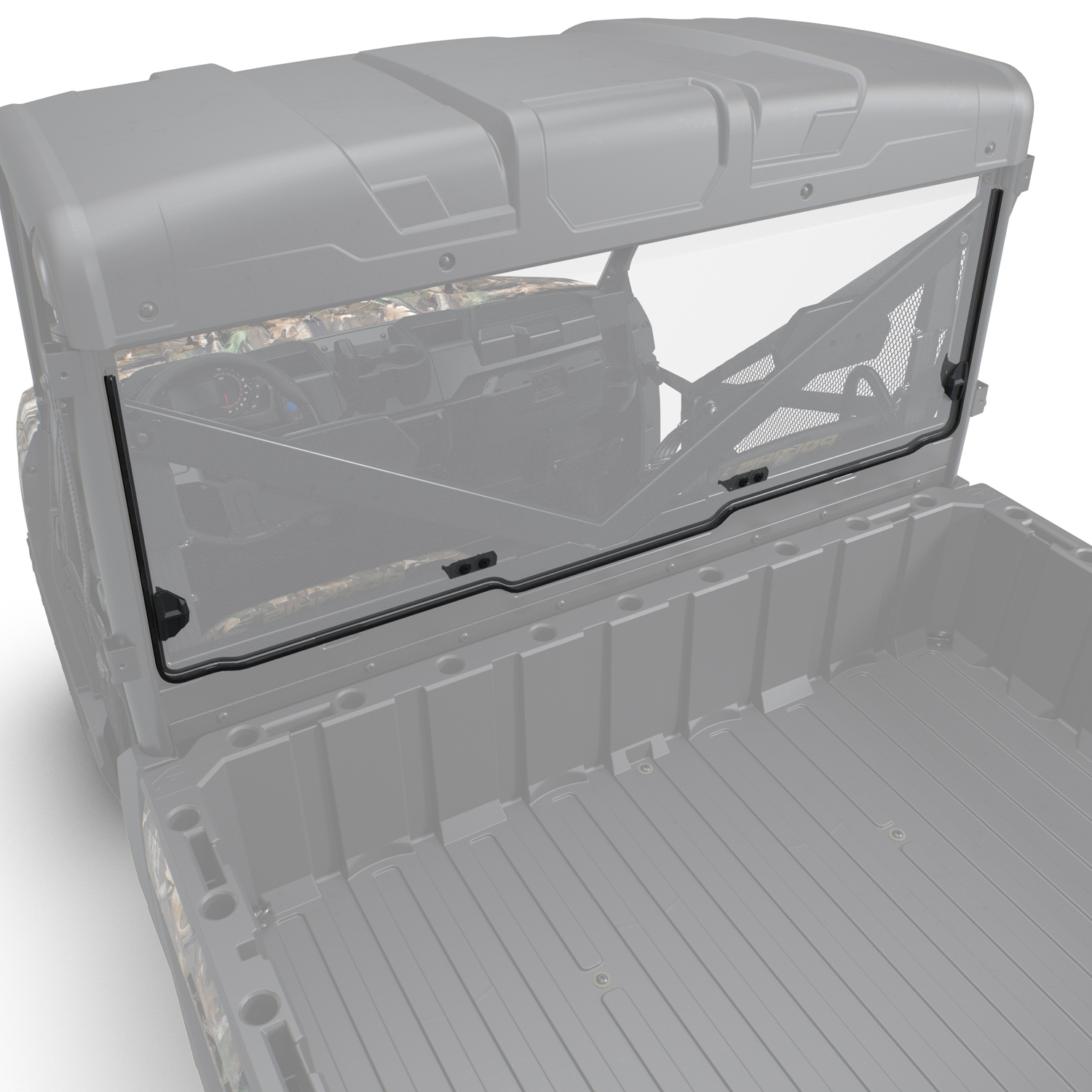 Lock & Ride Rear Window, Polycarbonate, for RANGER UTV | Polaris