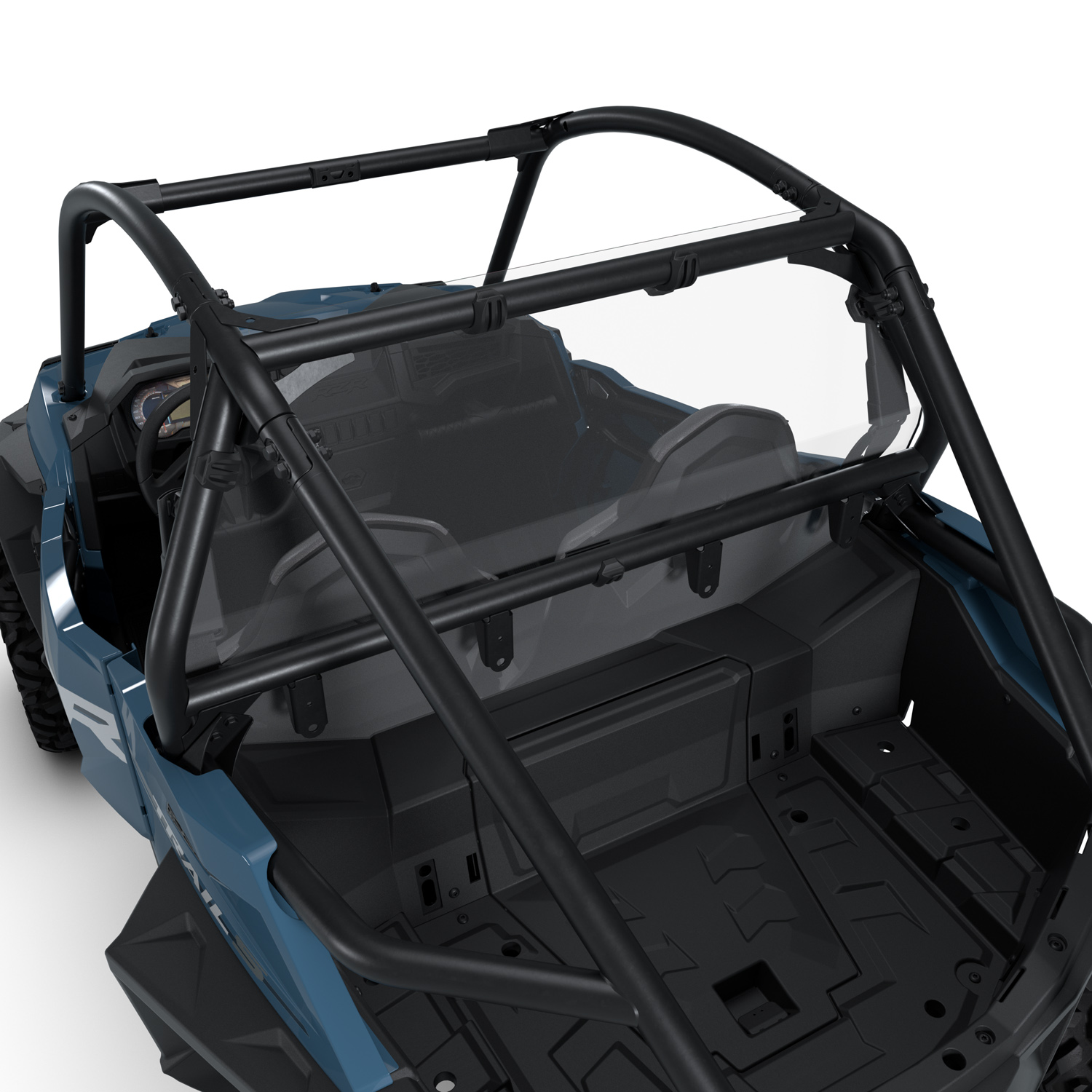 Lock & Ride Rear Window, Polycarbonate, for 4-Seat RZR SxS
