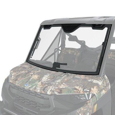Full Tip Out Front Windshield, Glass, for RANGER UTV