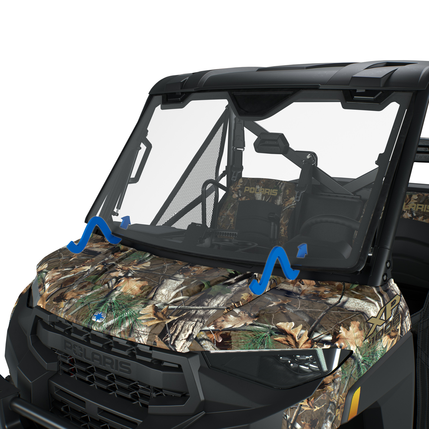 Polaris - 2889020 - Tip-Out Full Windshield, Glass for sale online | eBay
