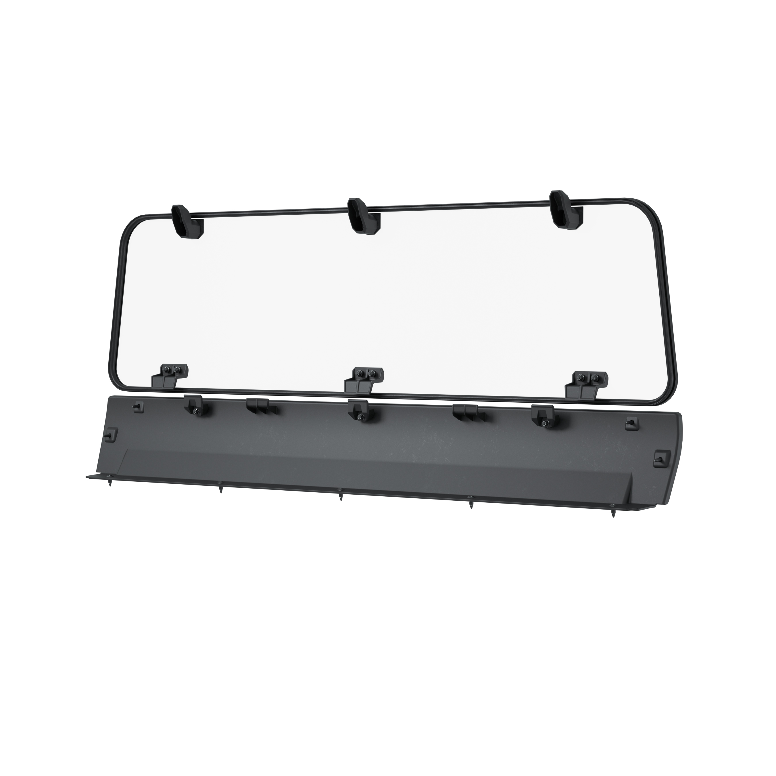 Lock & Ride Rear Window, Polycarbonate for GENERAL SxS | Polaris