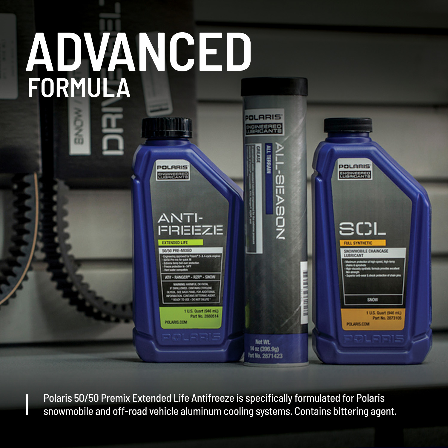 50/50 Premix Extended Life Antifreeze, Snowmobiles and ORV