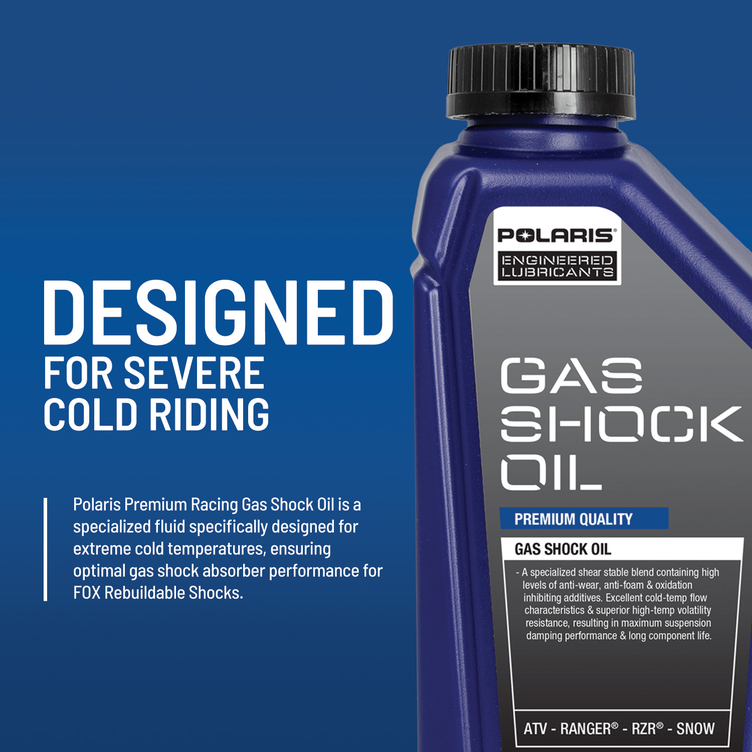 Premium Gas Shock Oil, 2870995, 1 Quart | Polaris
