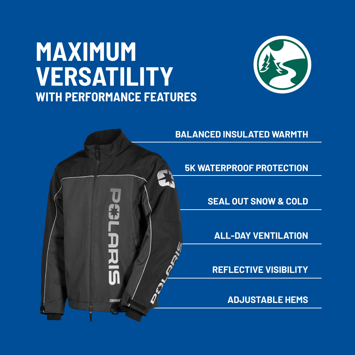 Men's TECH54 Trailstar Jacket | Polaris Snowmobiles