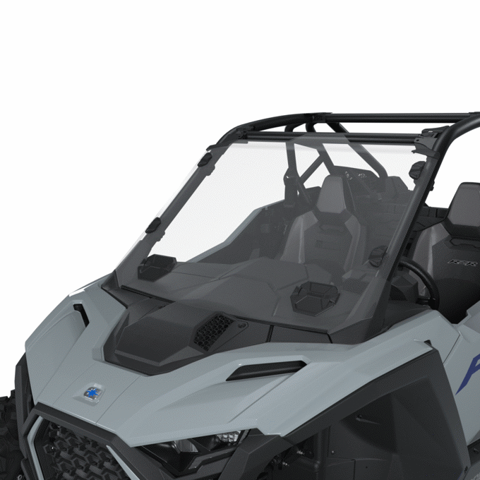 Lock & Ride Full Vented Front Windshield, Hard Coat Polycarbonate