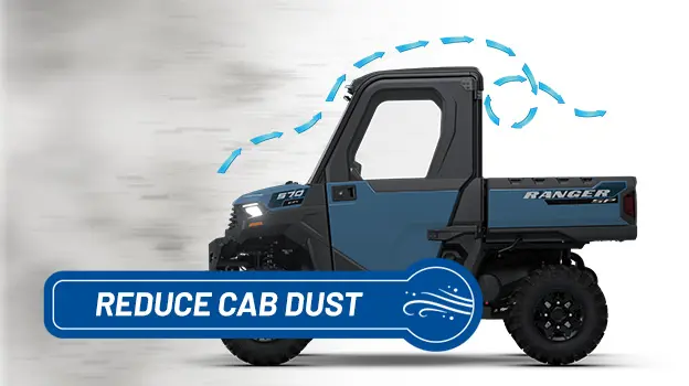 polaris oem windshield dust
