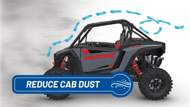 polaris oem windshield dust