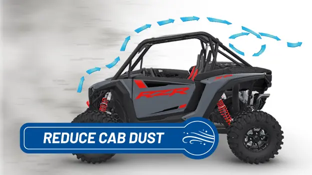 polaris oem windshield dust