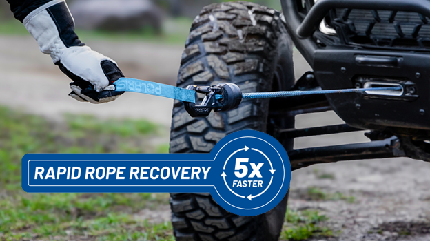 Pro Series 4,500 LB Winch Kit with Synthetic Rope for RZR SxS