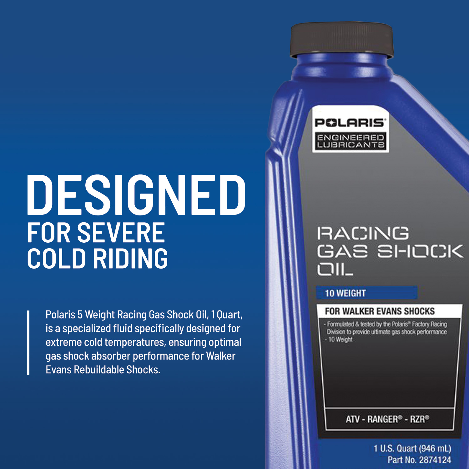 Racing Gas Shock Oil, 1 Qt., Part 2874522 | Polaris