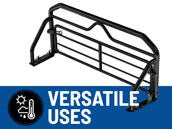 Lock & Ride Rear Tip-Down Headache Rack for GENERAL | Polaris