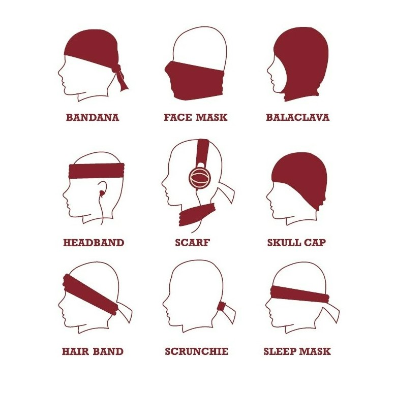 Logo Multifunctional Headwear, Black | Indian Motorcycle