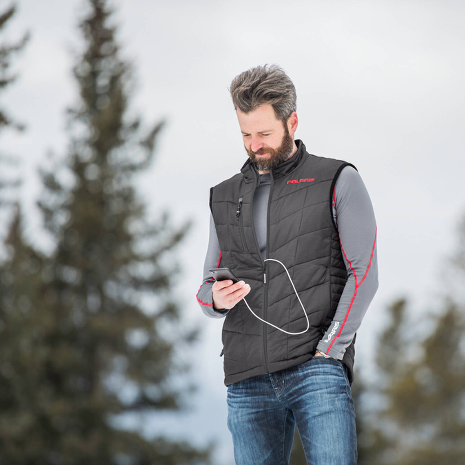 Men's Heated Vest with Rechargeable Battery Polaris RANGER