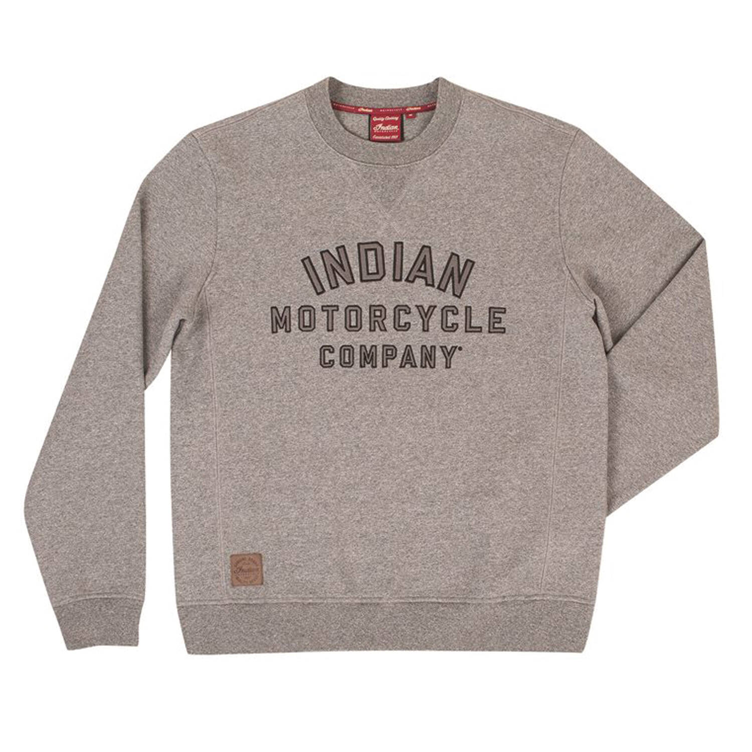 Men's Crew Pullover Sweatshirt, Gray | Indian Motorcycle