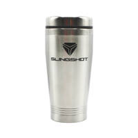 Slingshot Travel Coffee Mug, Silver