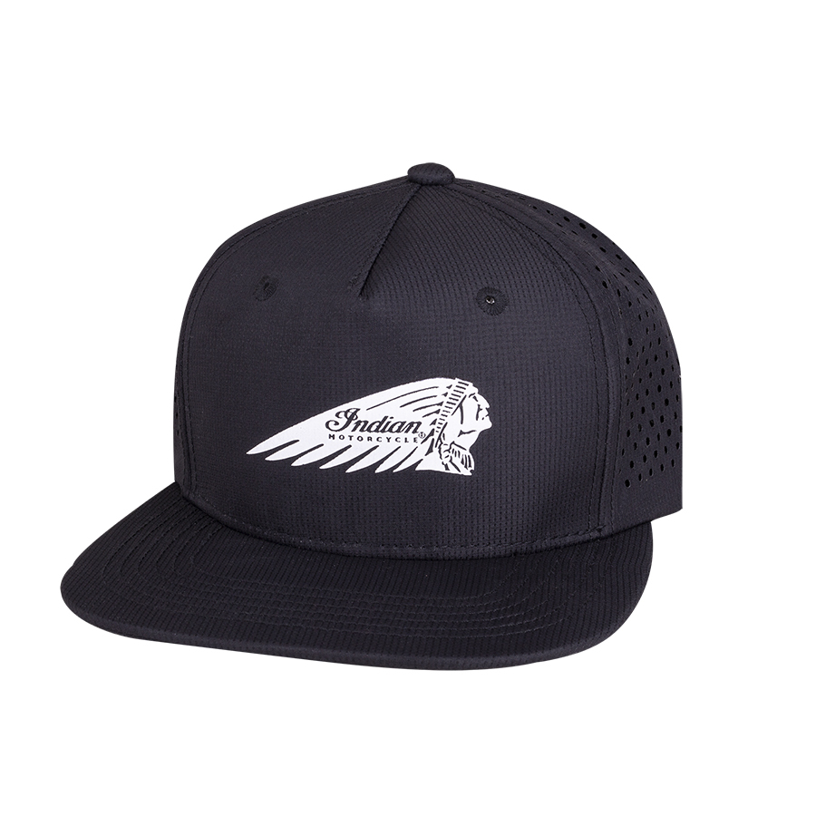 Headdress Sport Trucker Hat, Black | Indian Motorcycle