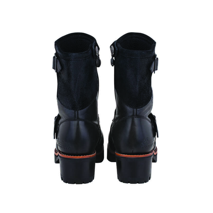 Indian Motorcycle Women's Leather Engineer Riding Boot, Black eBay